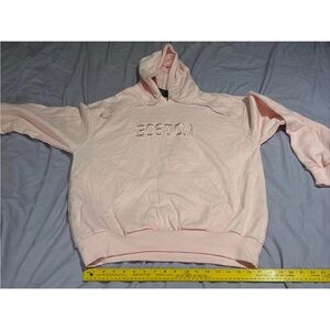 212 Collection Pink Sweater Soft Cotton Blend